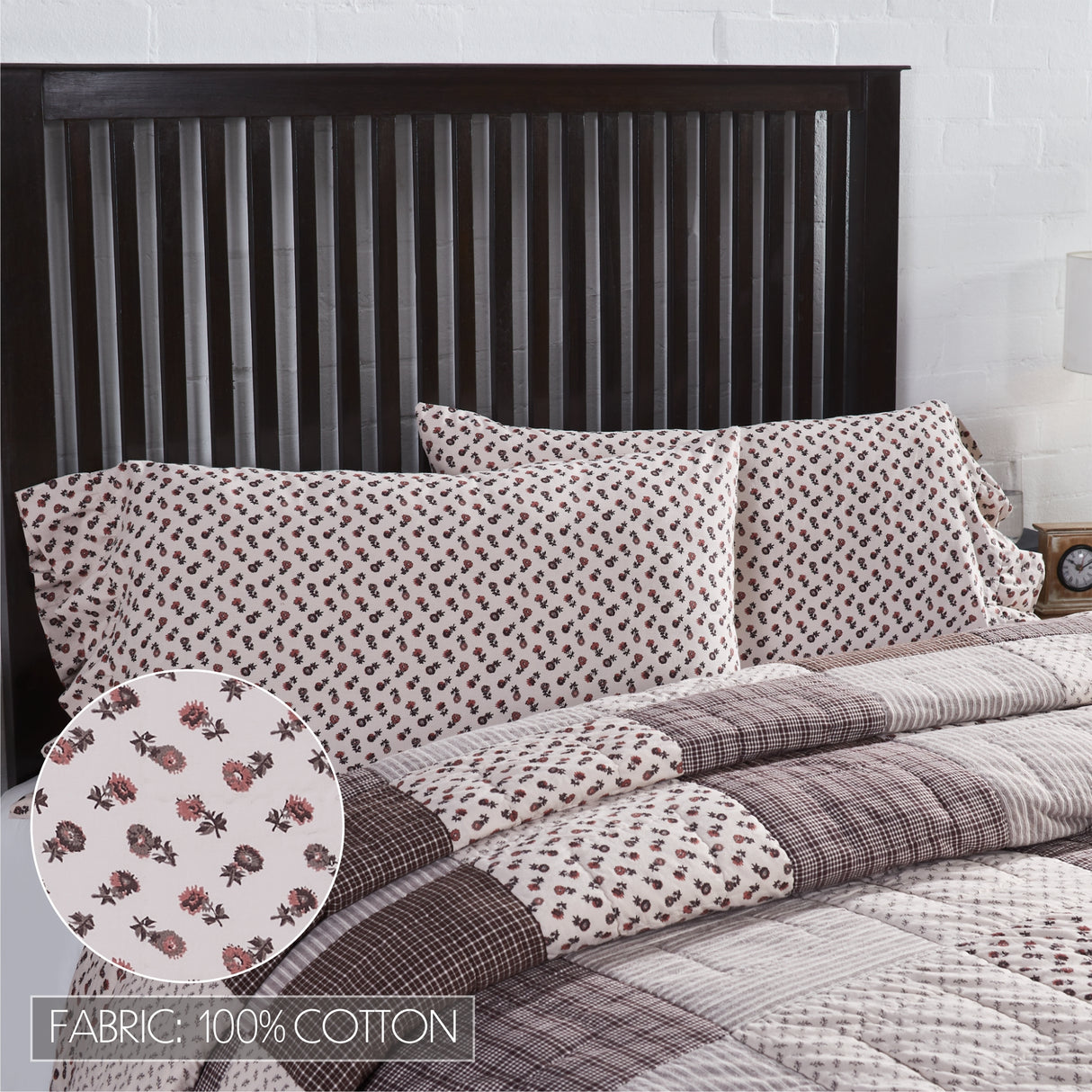 Florette Ruffled Pillow Case Set of 2