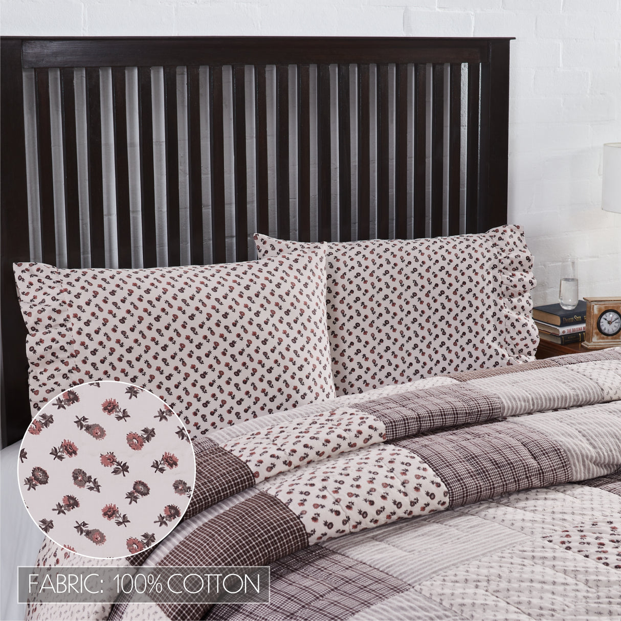 Florette Ruffled Pillow Case Set of 2