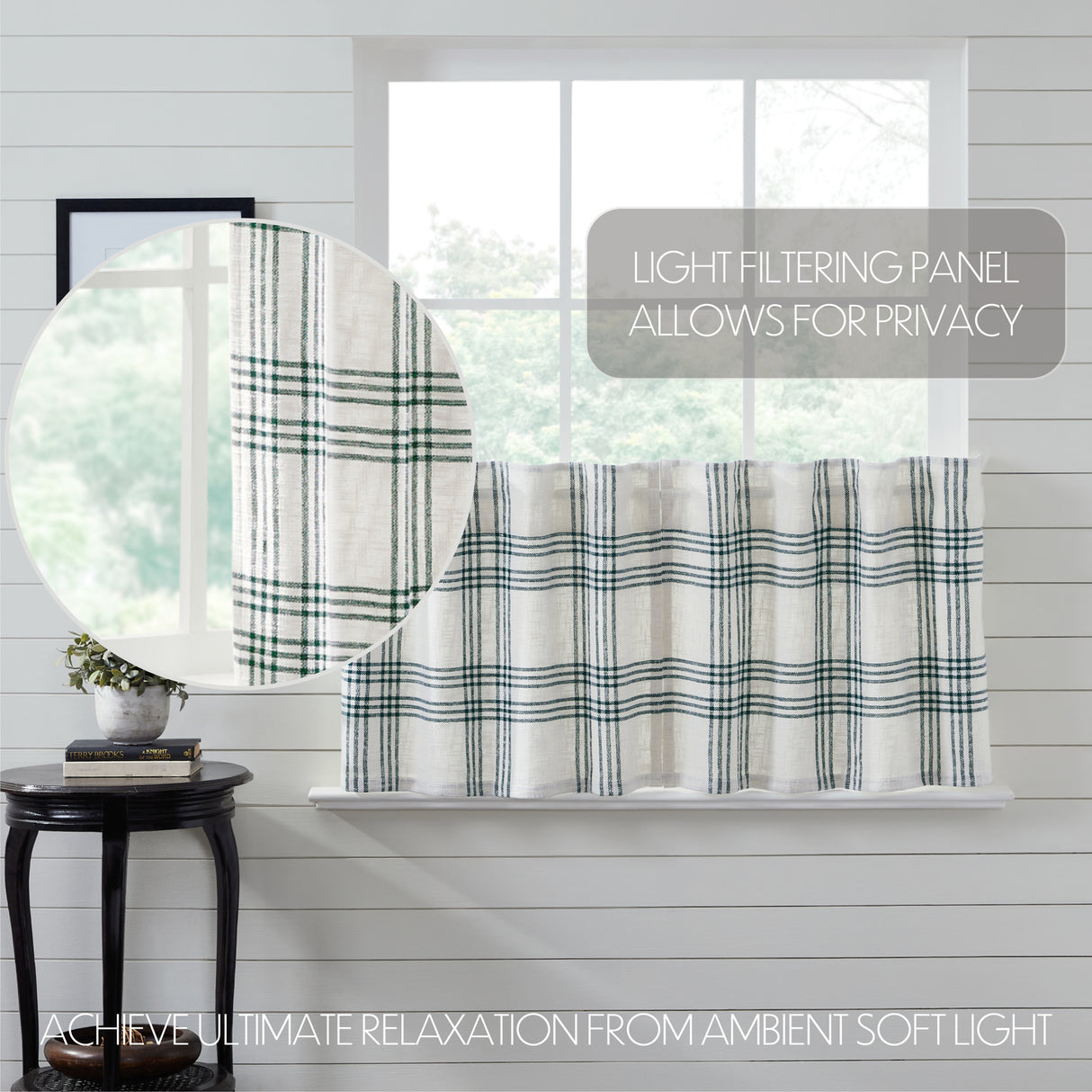 Pine Grove Plaid Curtain Set