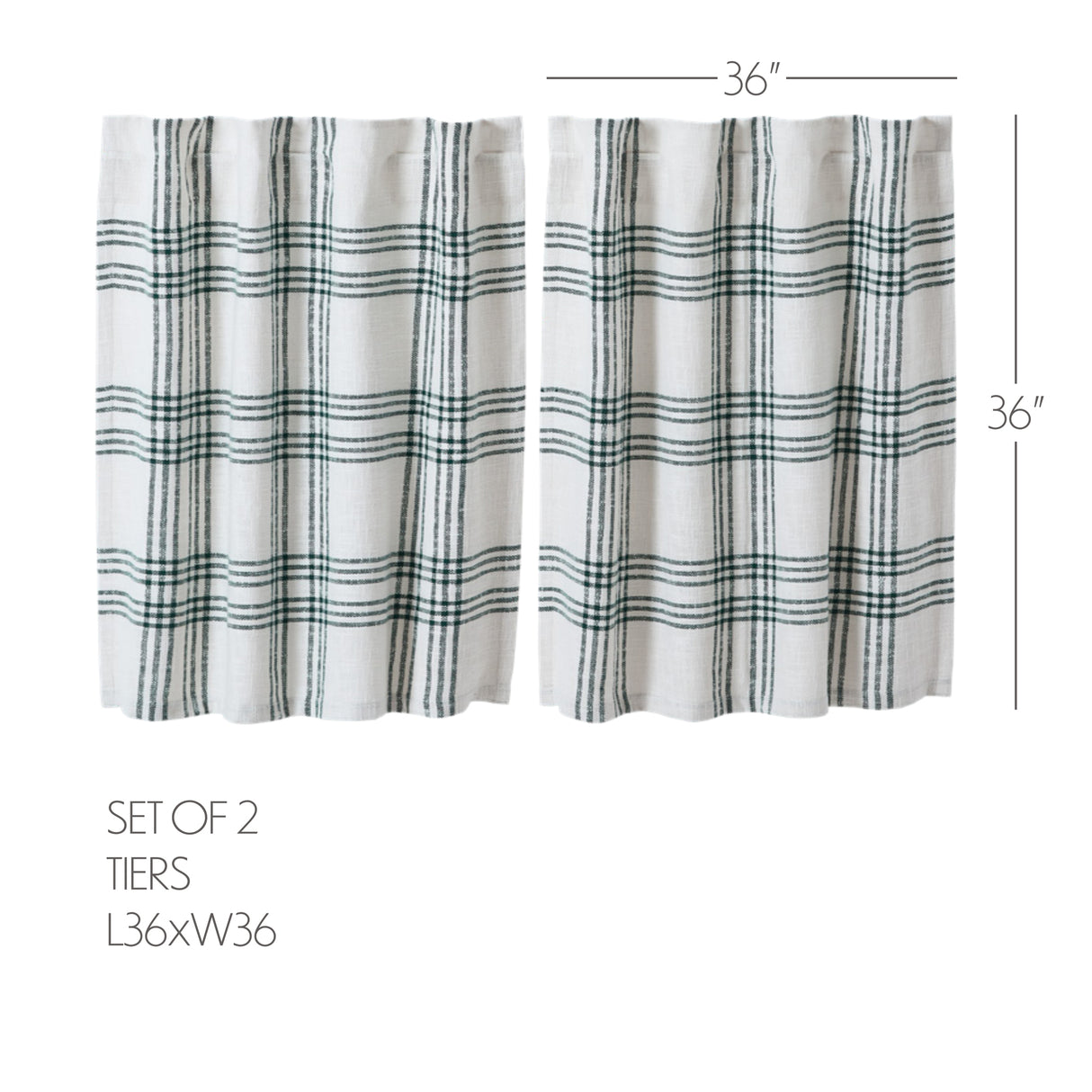 Pine Grove Plaid Curtain Set
