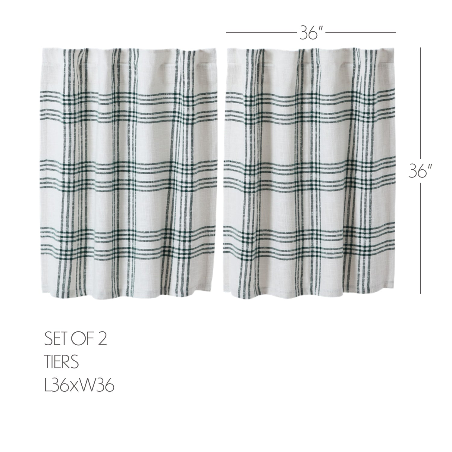 Pine Grove Plaid Curtain Set