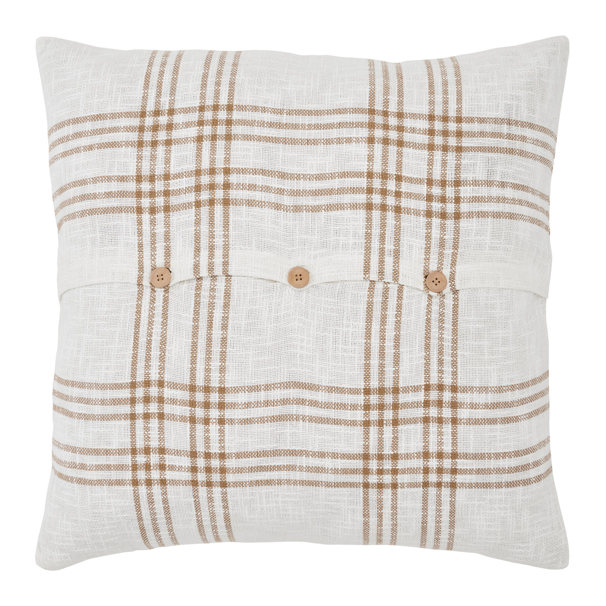 Plaid Fabric Euro Sham 26x26