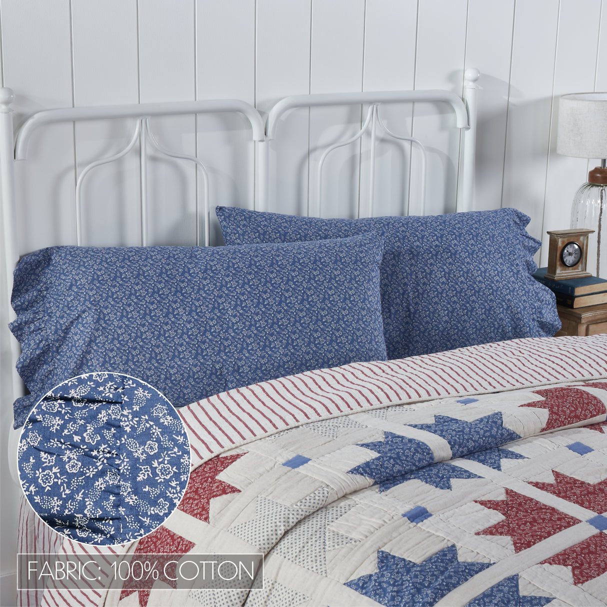 Celebration Ruffled Pillow Case Set of 2