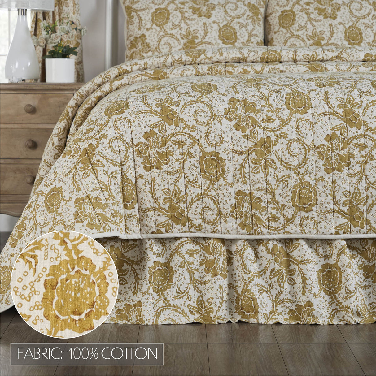 Dorset Floral Bed Skirt