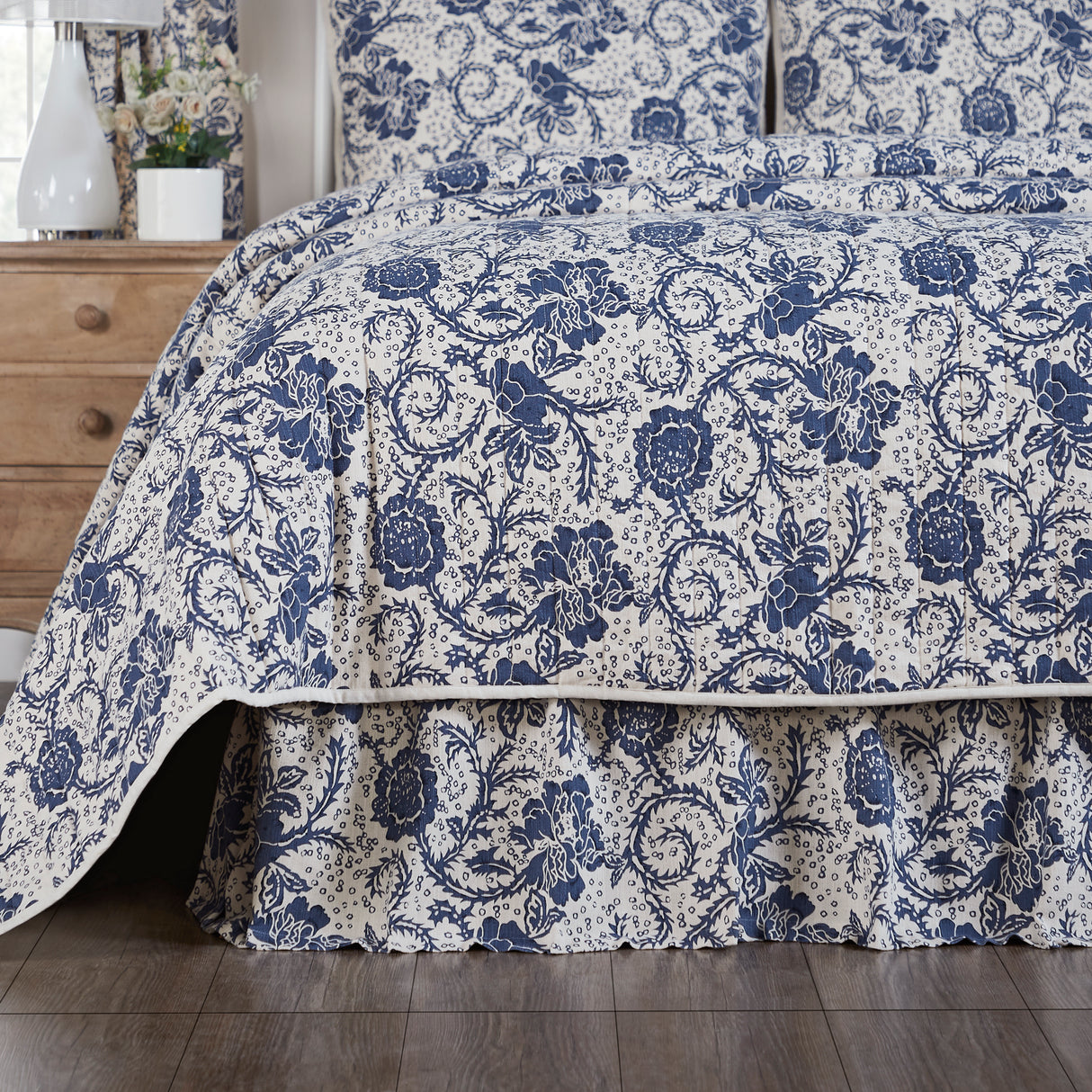 Dorset Floral Bed Skirt