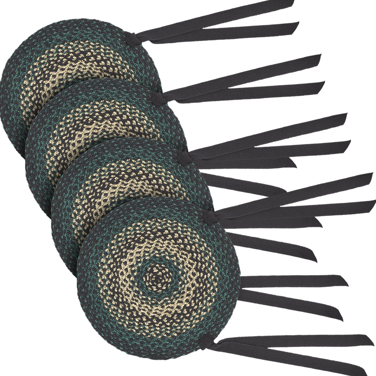 Pine Grove 15 Inch Jute Chair Pad