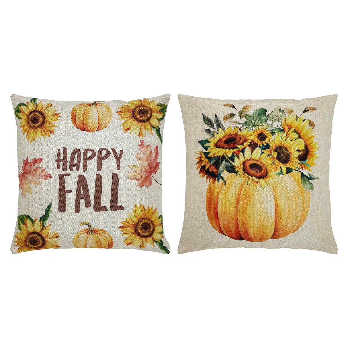 Happy Fall Pillow Cover Set of 2 20Lx20W
