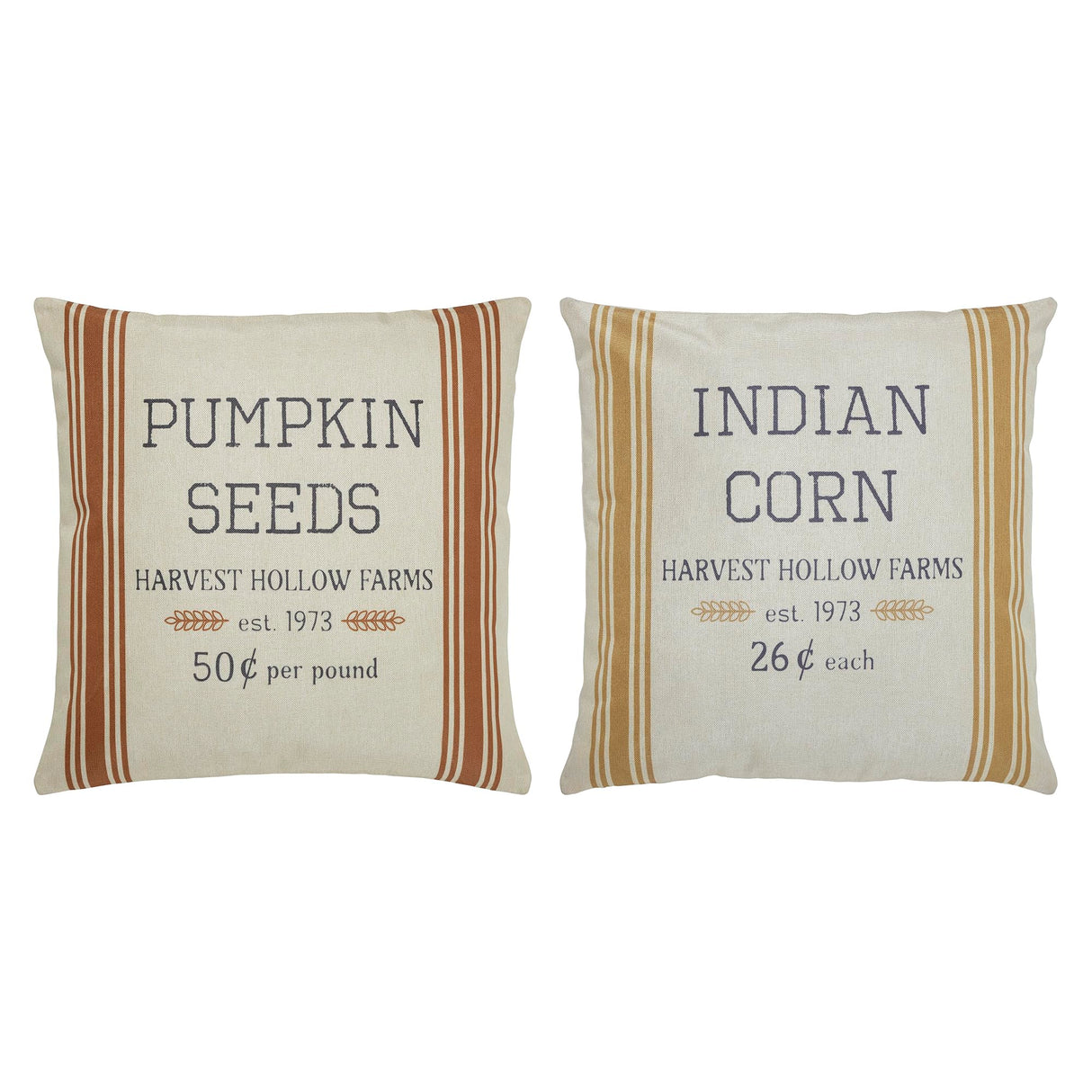 Harvest Hollow Pillow Cover Set of 2 16Lx16W