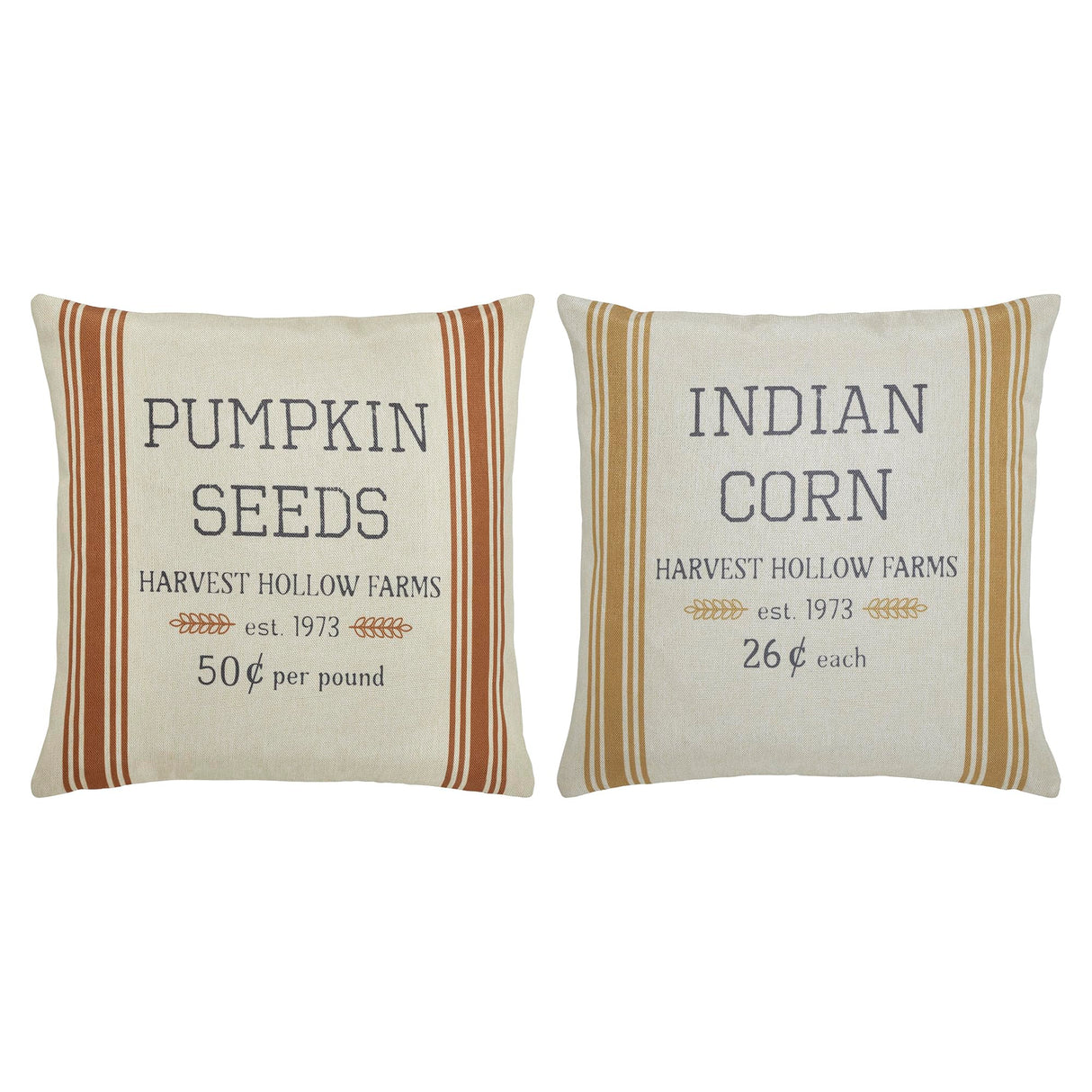 Harvest Hollow Pillow Cover Set of 2 20Lx20W