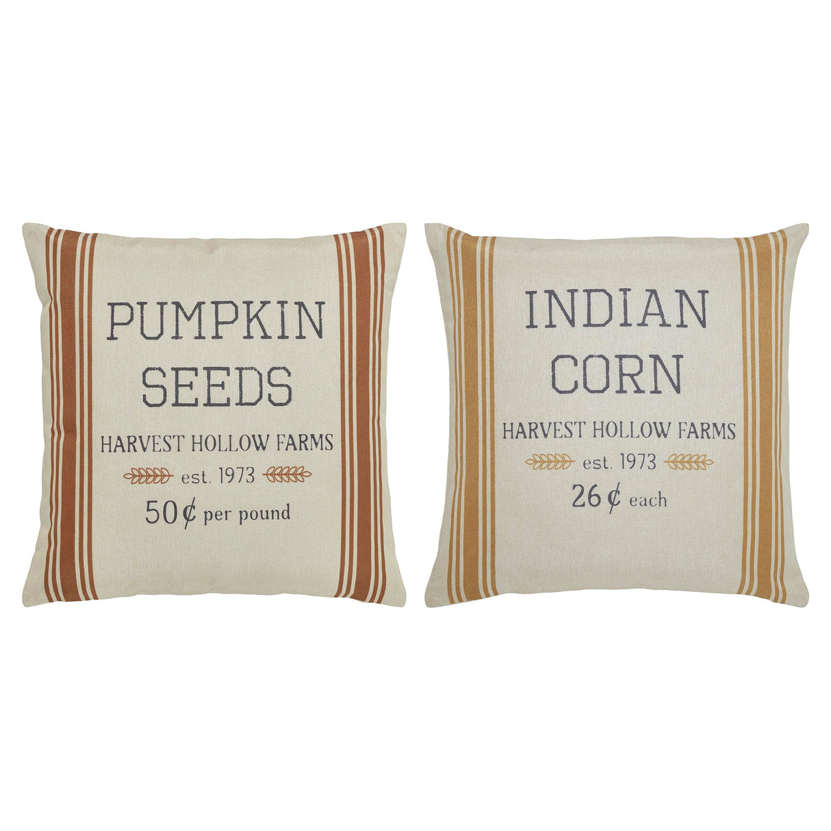 Harvest Hollow Pillow Cover Set of 2 18Lx18W