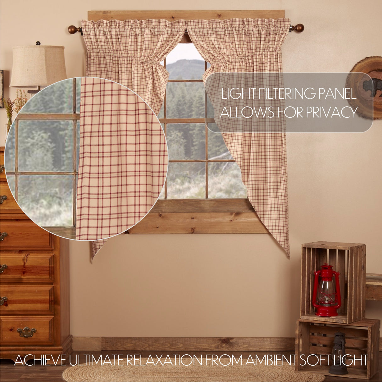 Tacoma Prairie Short Panel Set of 2 63x36x18