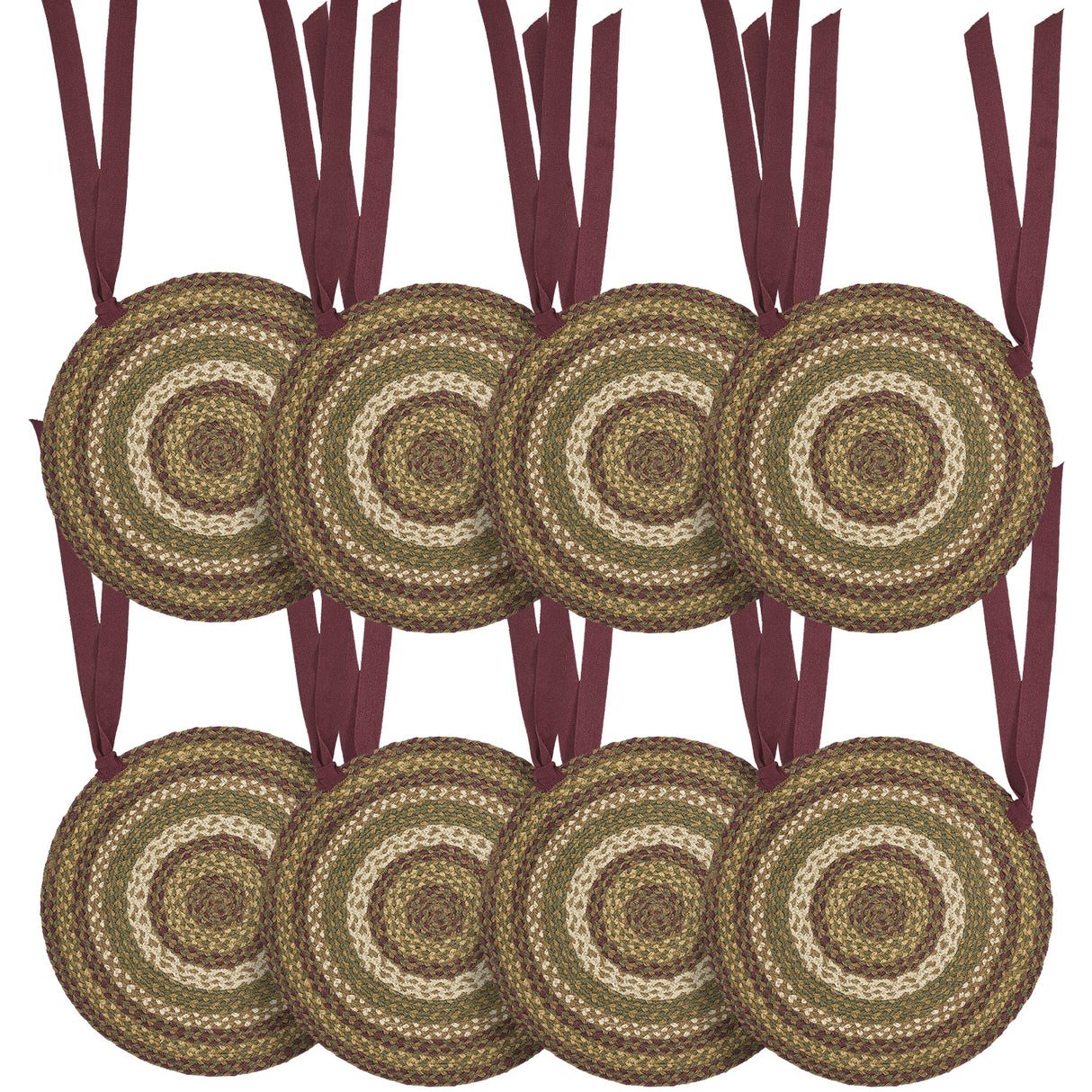 Tea Cabin 15 Inch Jute Chair Pad