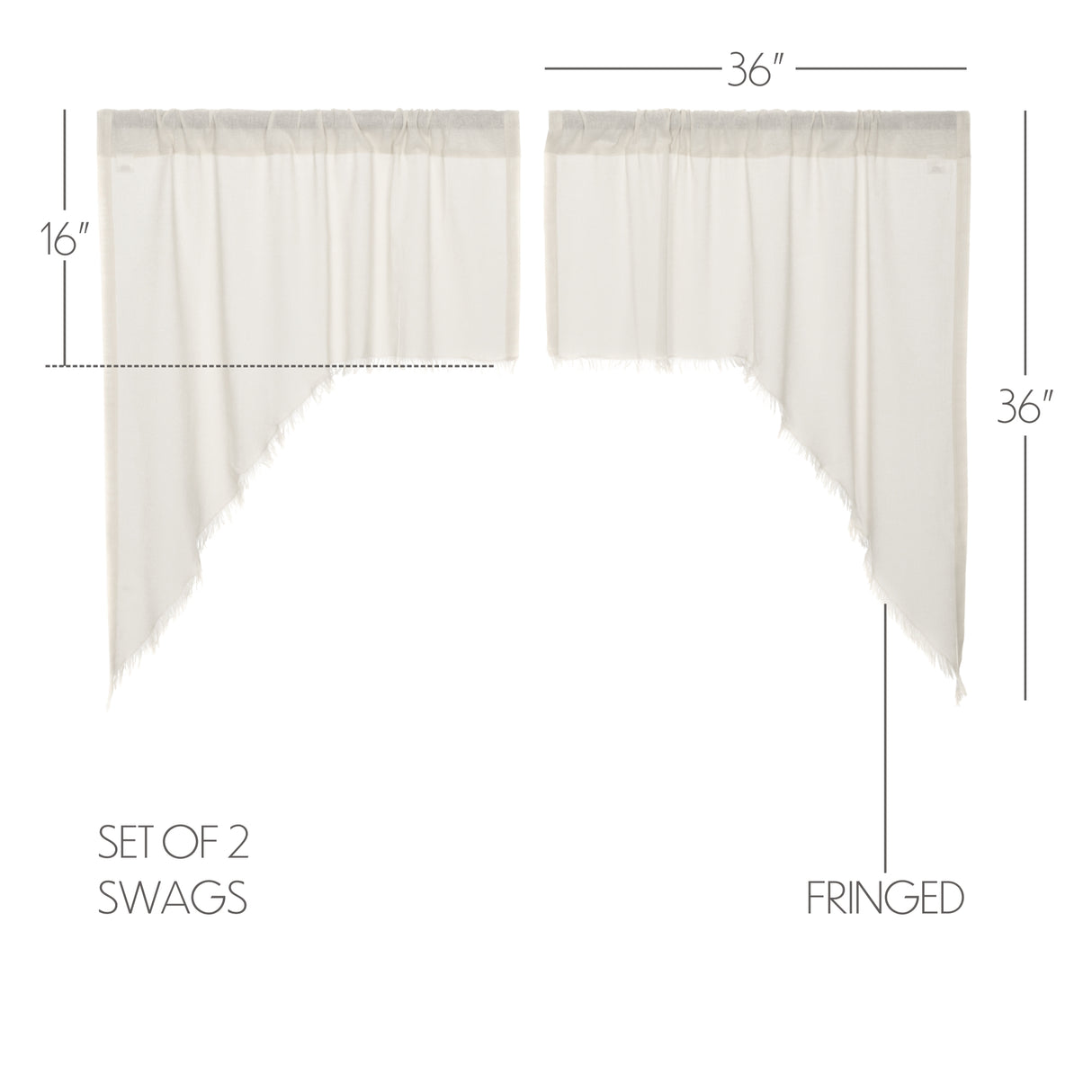 Tobacco Cloth Curtain Set
