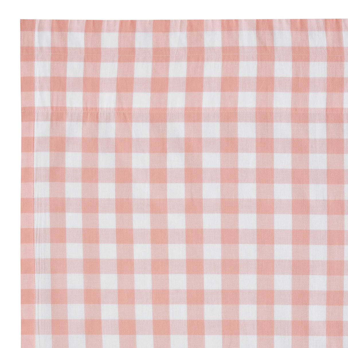 Annie Buffalo Coral Check Valance 16x60