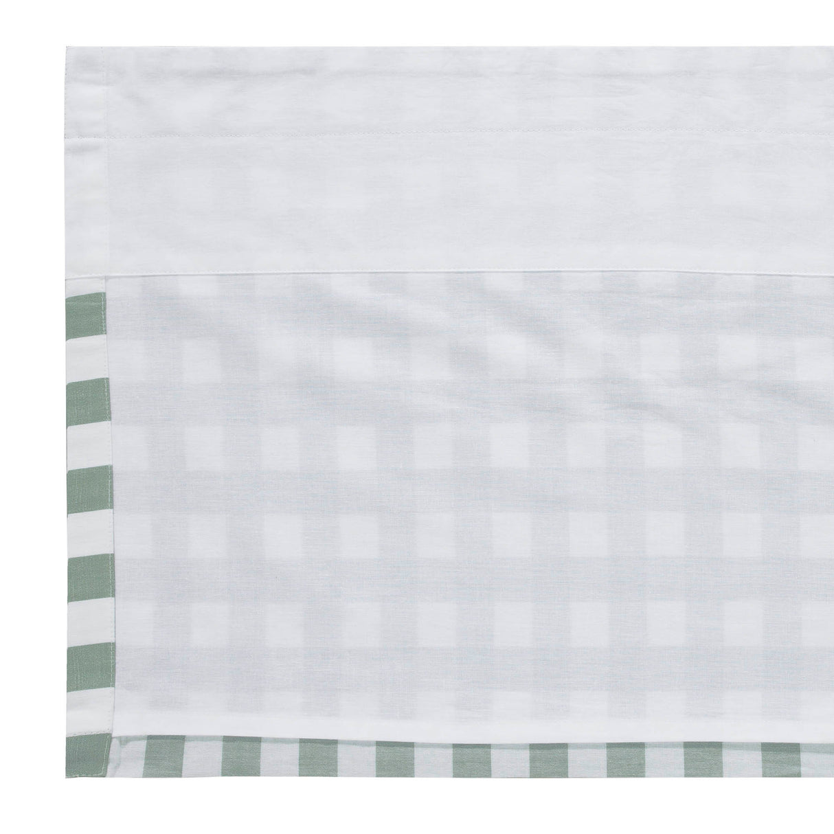 Annie Buffalo Green Check Valance 16x60