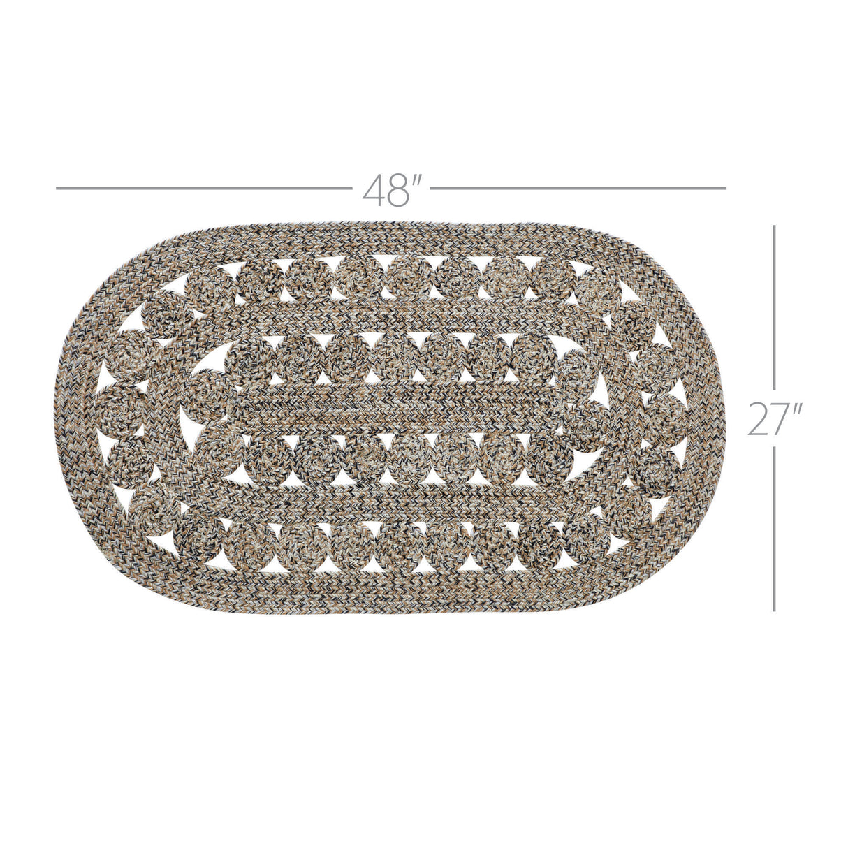 Celeste Blended Pebble Indoor/Outdoor Rug Oval 27x48