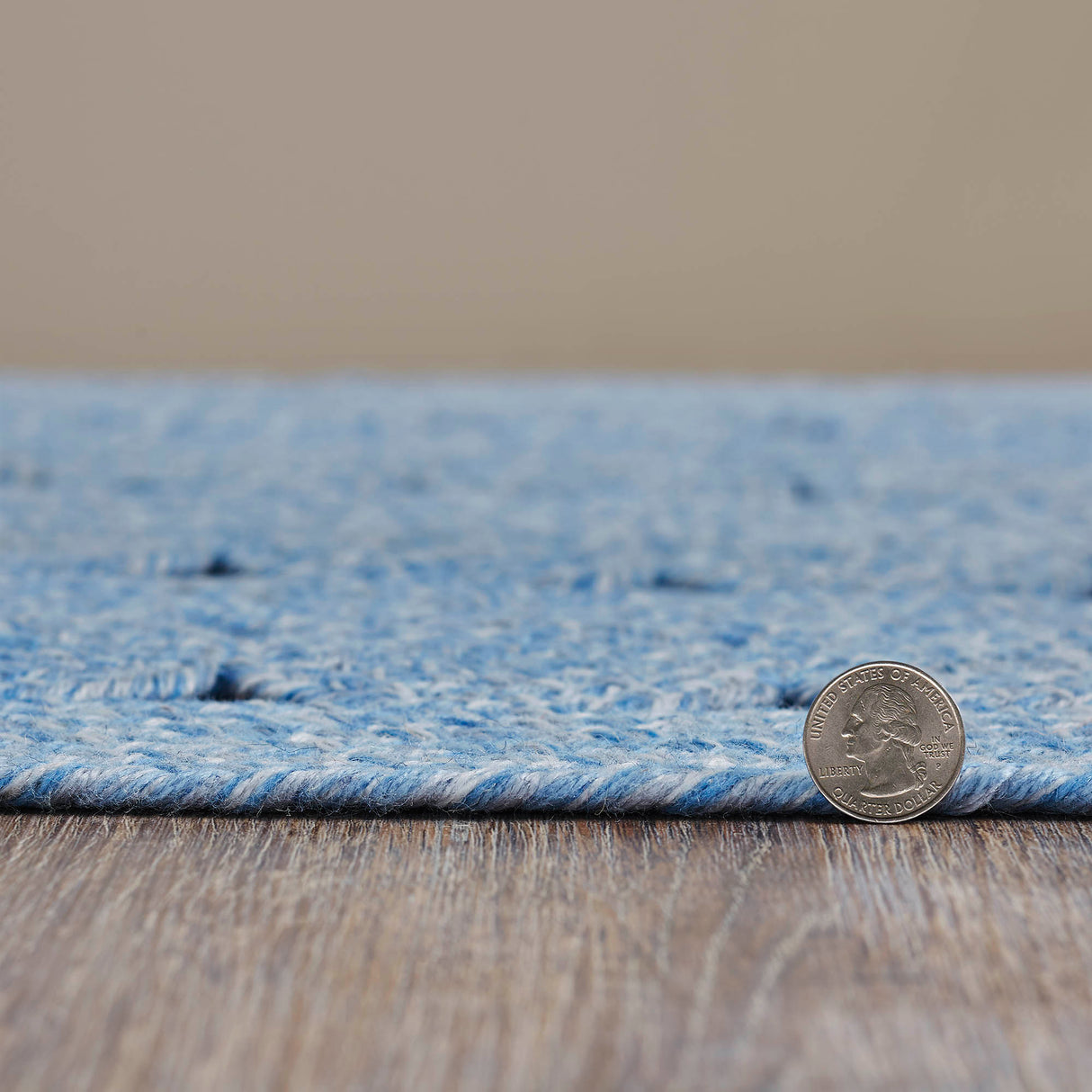 Celeste Blended Blue Indoor/Outdoor Rug 3ft Round