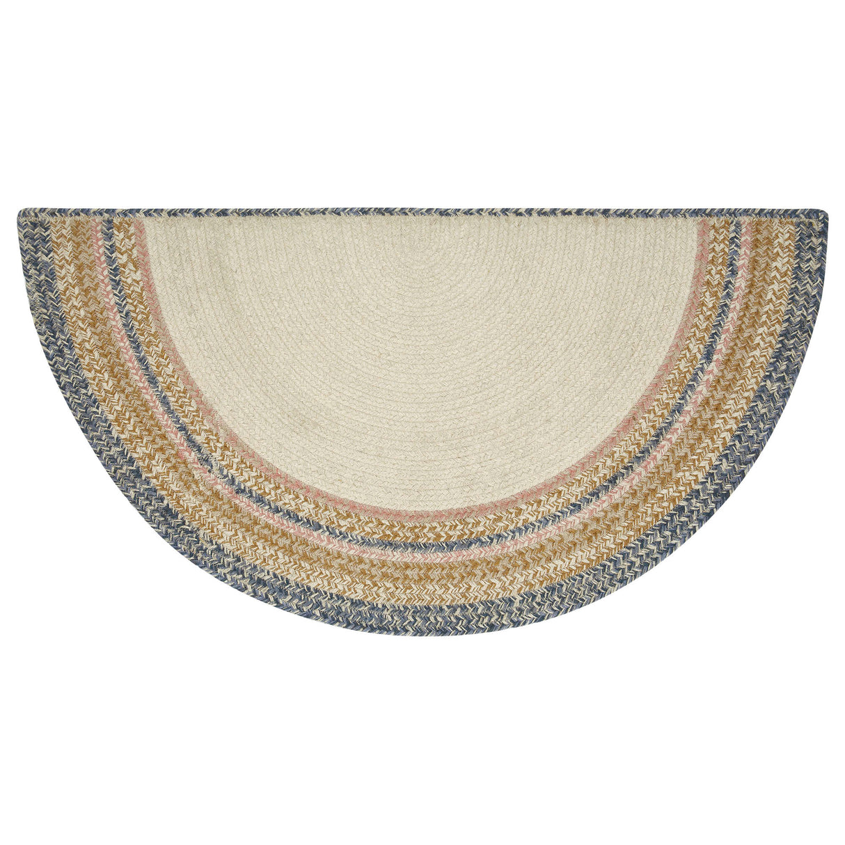 Kaila Happy Spring Jute Rug Half Circle 19.5x36