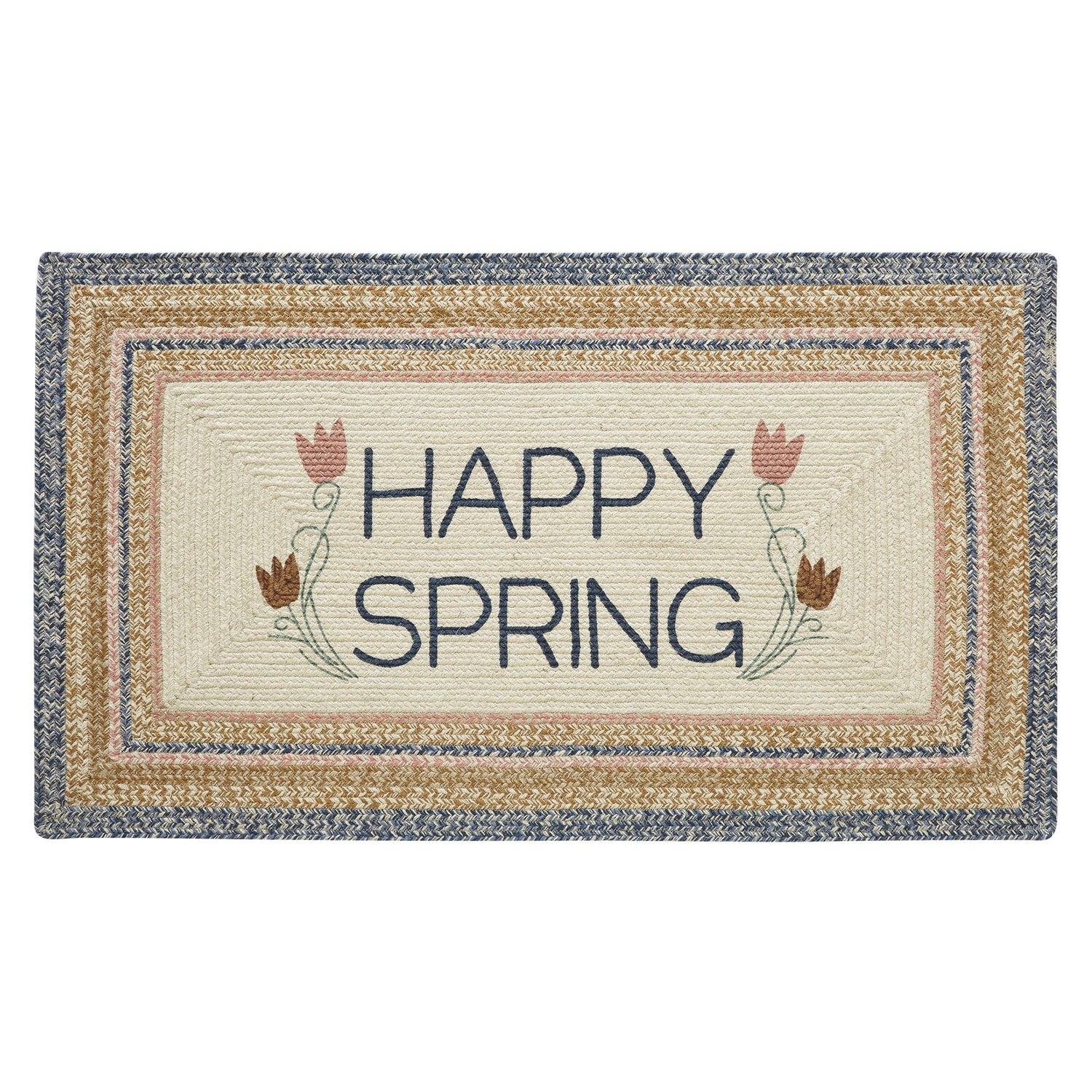Kaila Happy Spring Jute Rug Rect w/ Pad 27x48