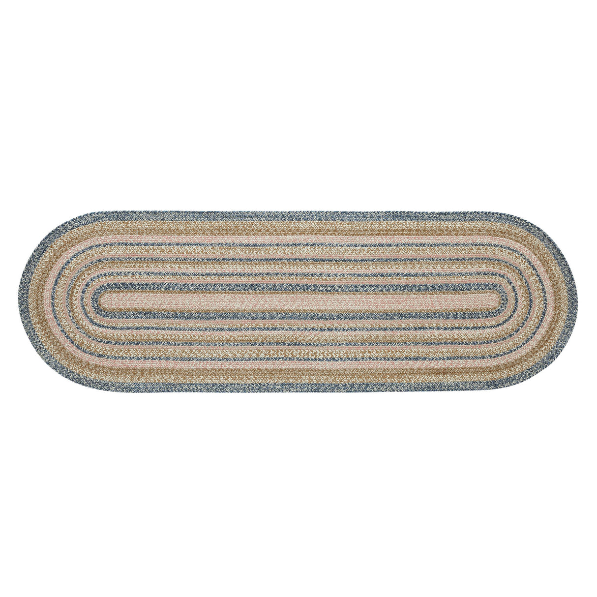 Kaila Jute Rug/Runner Oval w/ Pad 24x78