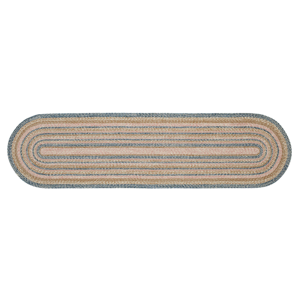 Kaila Jute Rug/Runner Oval w/ Pad 24x96