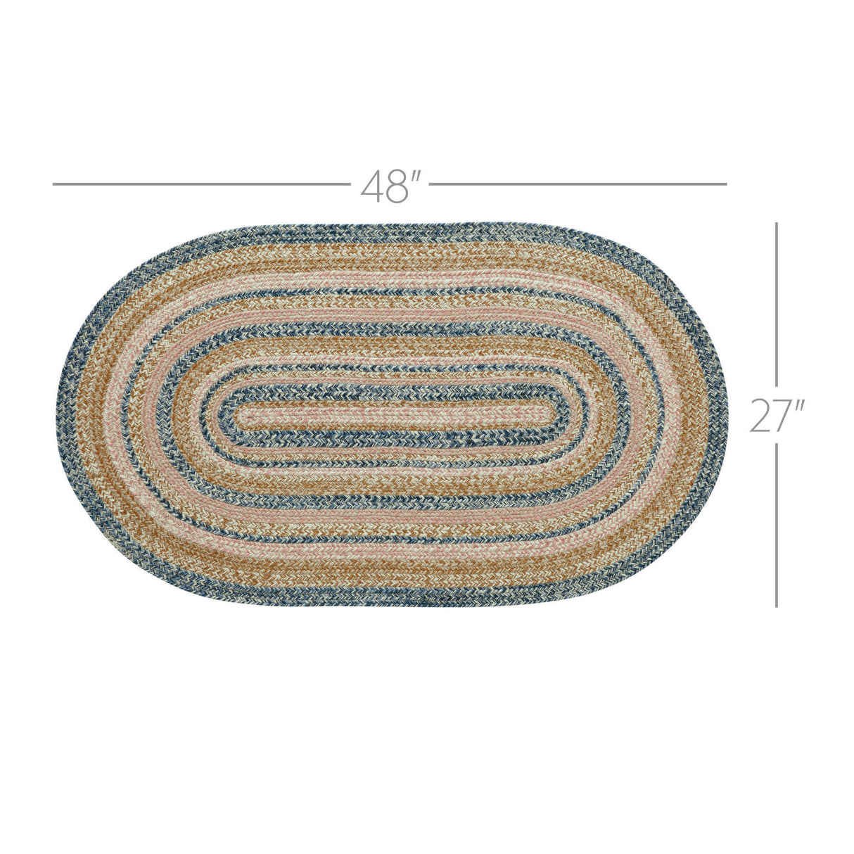 Kaila Jute Rug Oval w/ Pad 27x48