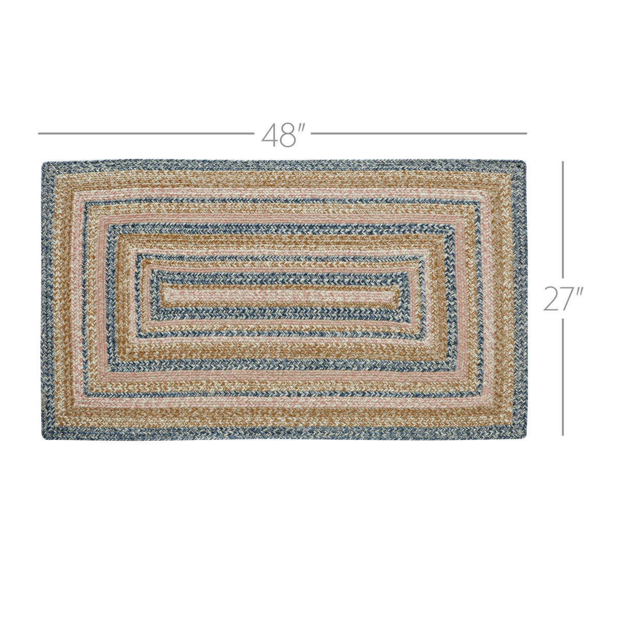Kaila Jute Rug Rect w/ Pad 27x48