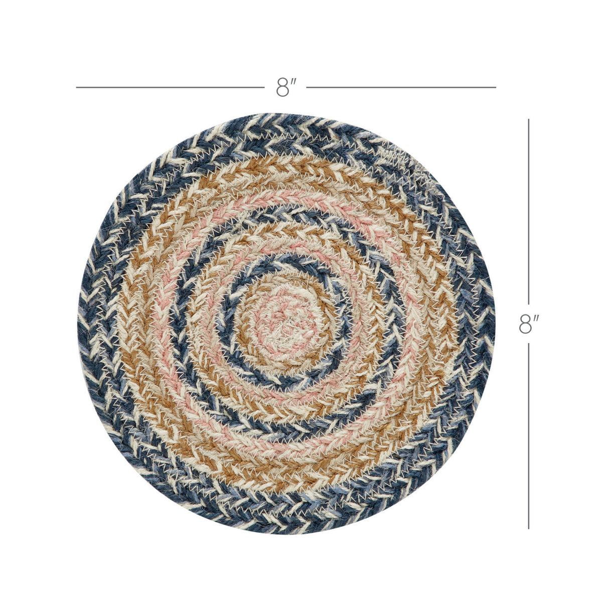 Kaila Jute Trivet 8, Set of 3