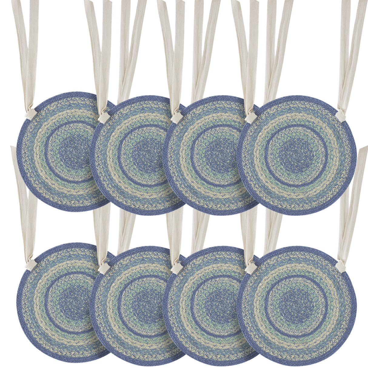 Jolie 15 Inch Jute Chair Pad
