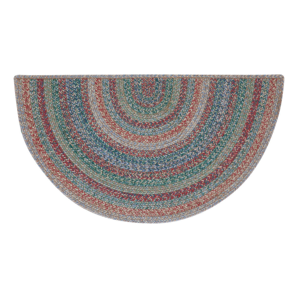 Multi Jute Rug Half Circle 19.5x36