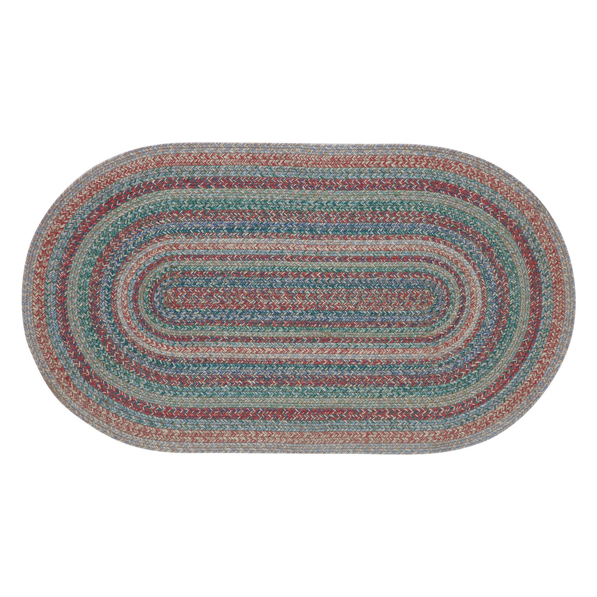 Multi Jute Rug Oval w/ Pad 27x48