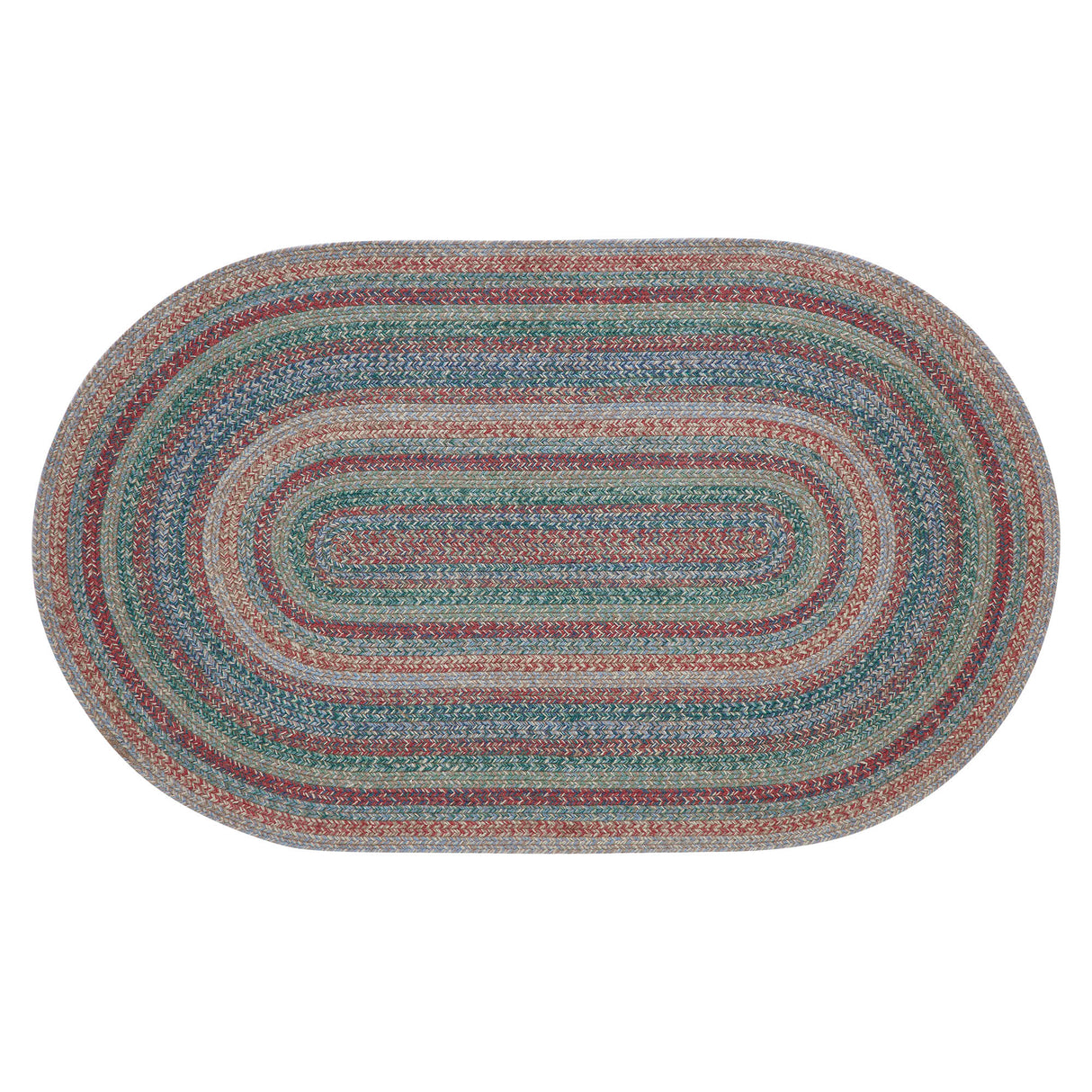 Multi Jute Rug Oval w/ Pad 36x60