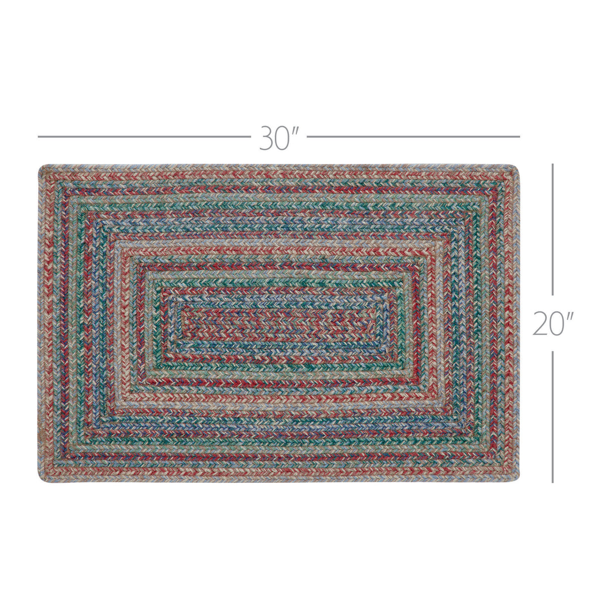 Multi Jute Rug Rect 20x30