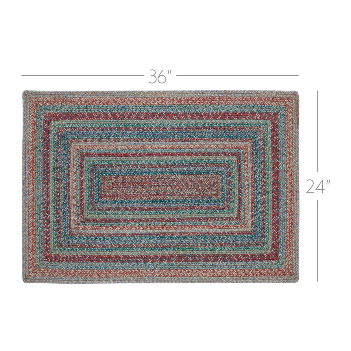 Multi Jute Rug Rect 24x36