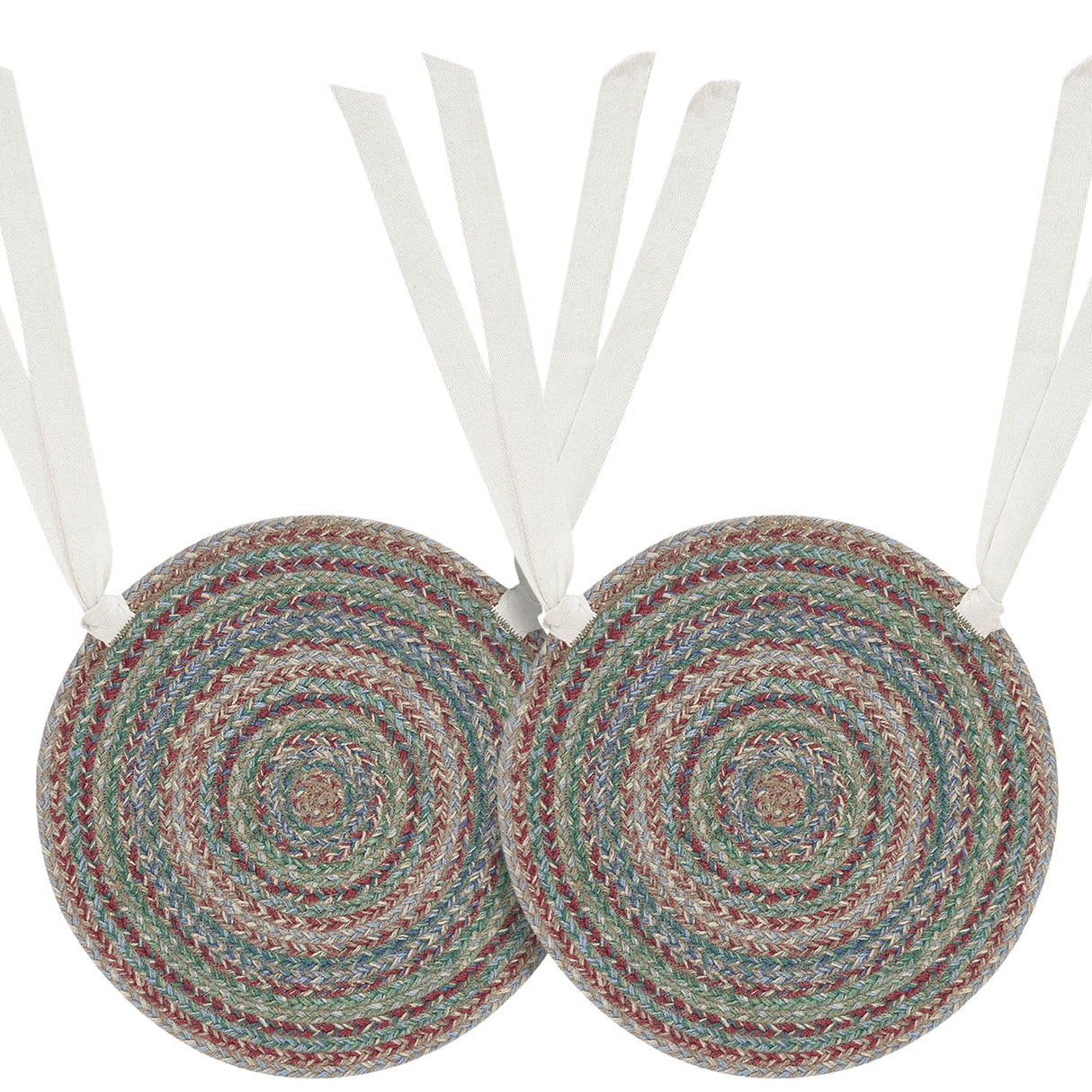 Multi Braided 15 Inch Jute Chair Pad