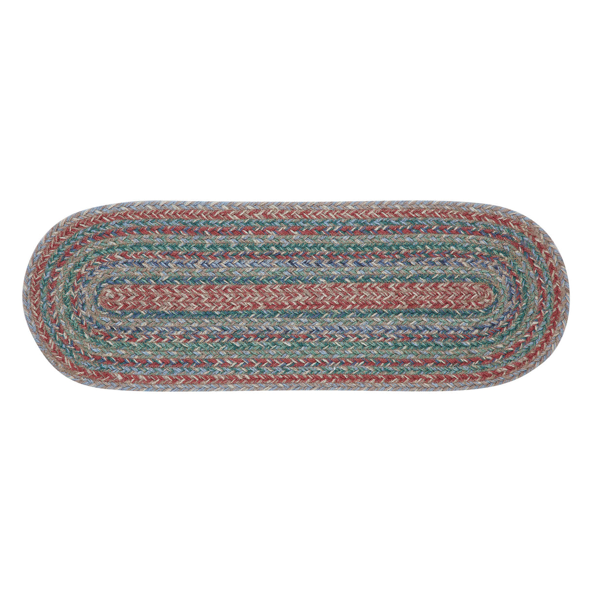 Multi Jute Oval Runner 12x36