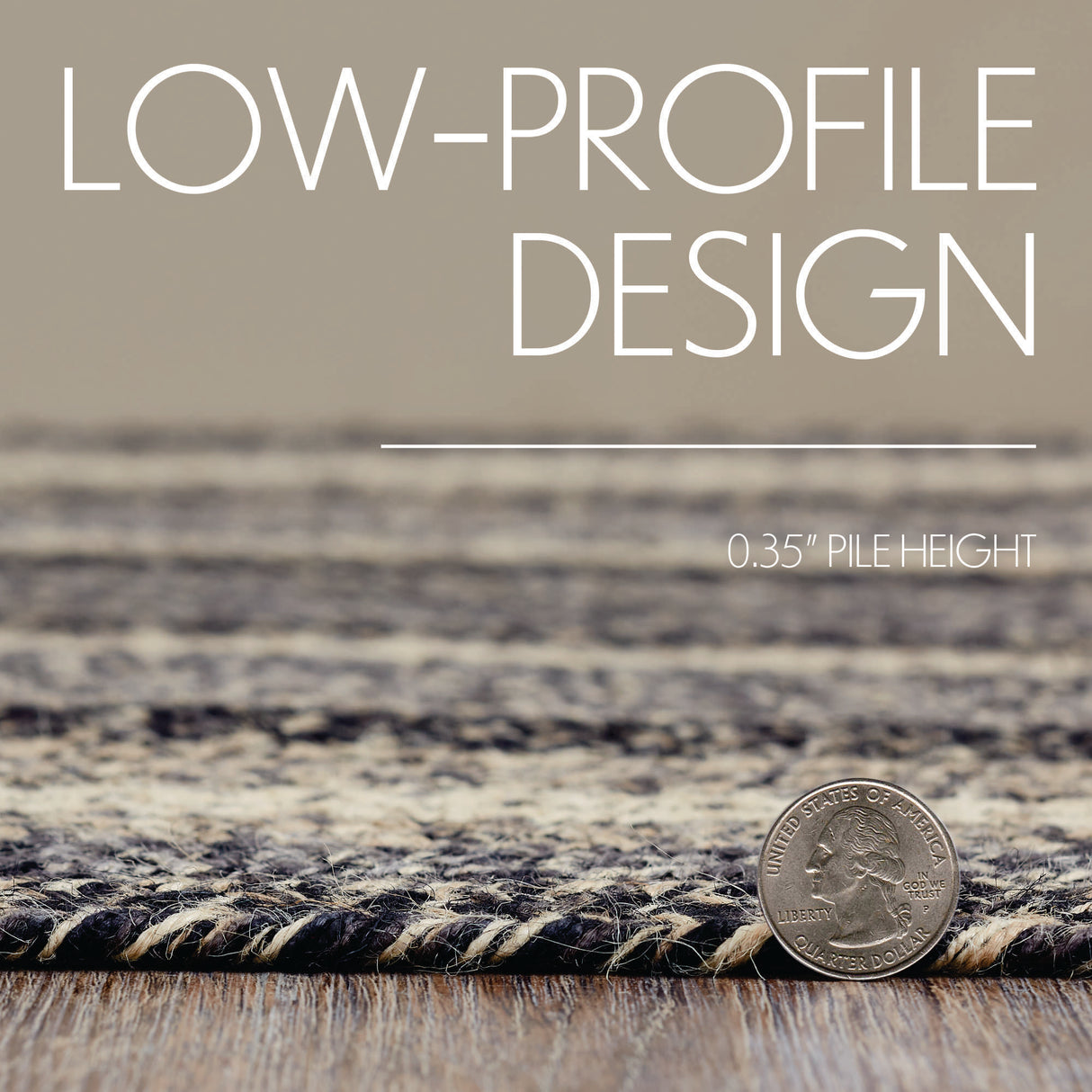 Sawyer Mill Black White Indoor/Outdoor Medium Bone Rug 15x23