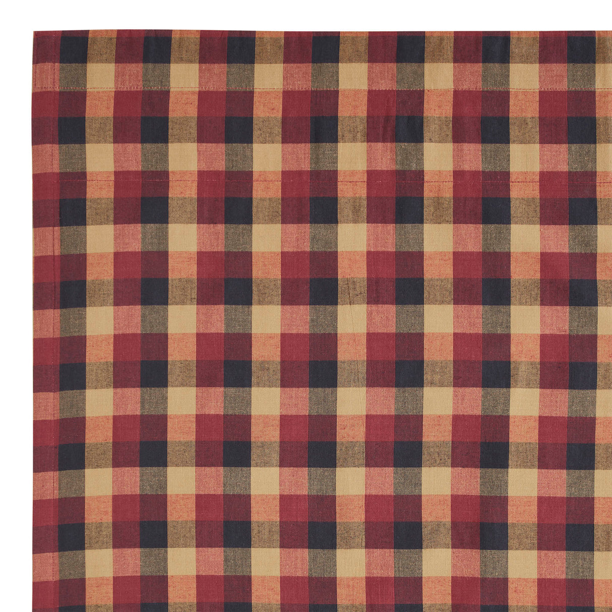 Heritage Farms Primitive Check Blackout Panel 84x40