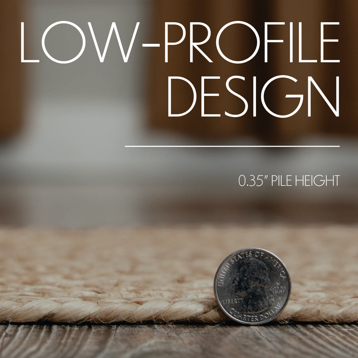 Natural Indoor/Outdoor Medium Bone Rug 15x23