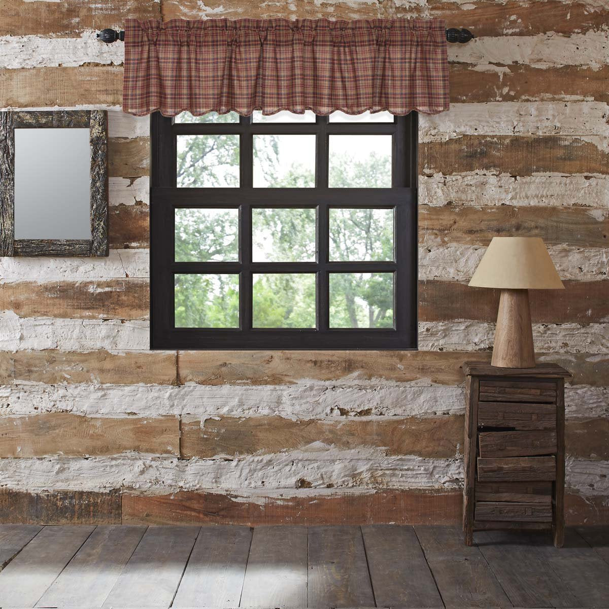 Parker Scalloped Valance Set of 2 16x72