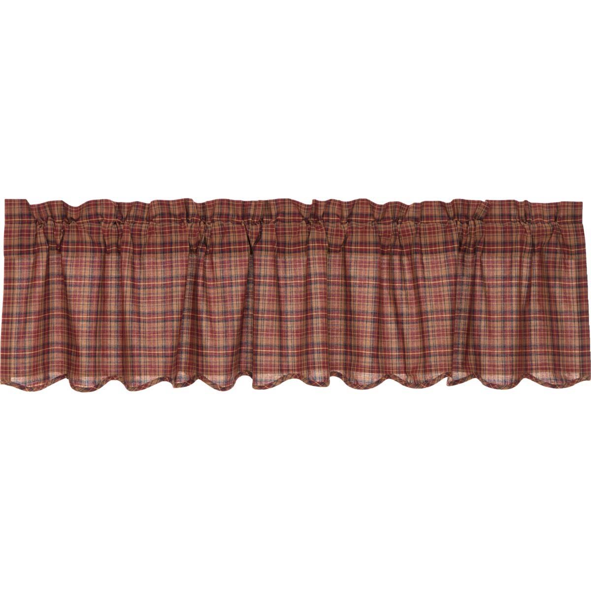 Parker Scalloped Valance Set of 2 16x72