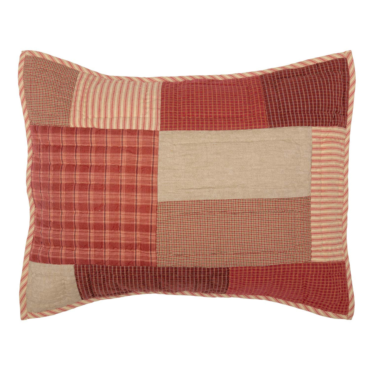 Rory Schoolhouse Red Standard Sham Set of 2 21x27