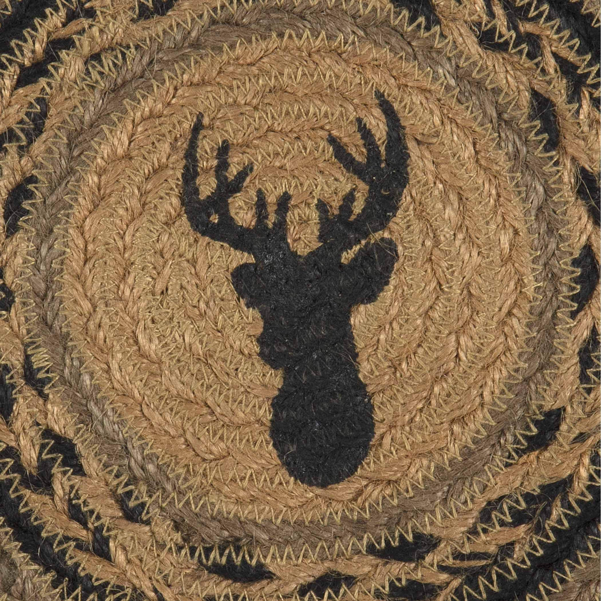 Trophy Mount Jute Trivet 8 inch Diameter Set of 2