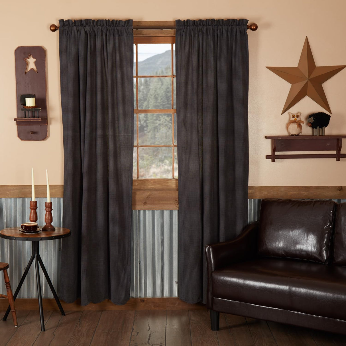 Arlington Panel Scalloped Set of 4 84x40