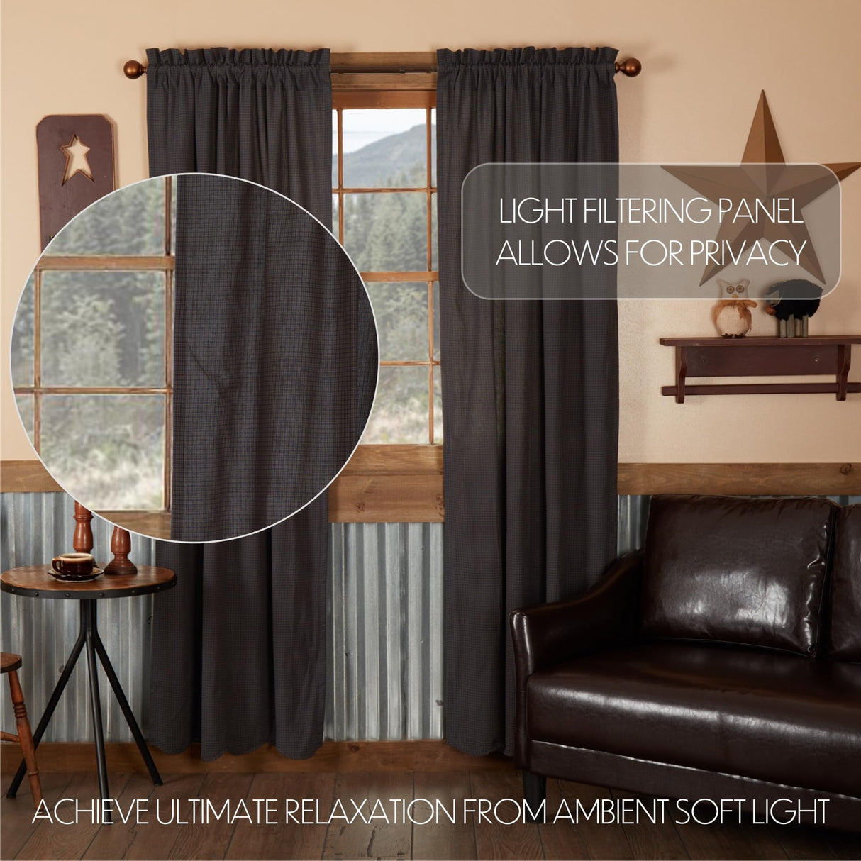 Arlington Panel Scalloped Set of 4 84x40