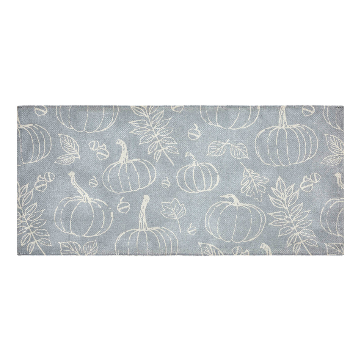 Silhouette Pumpkin Grey Indoor/Outdoor Rug Rect