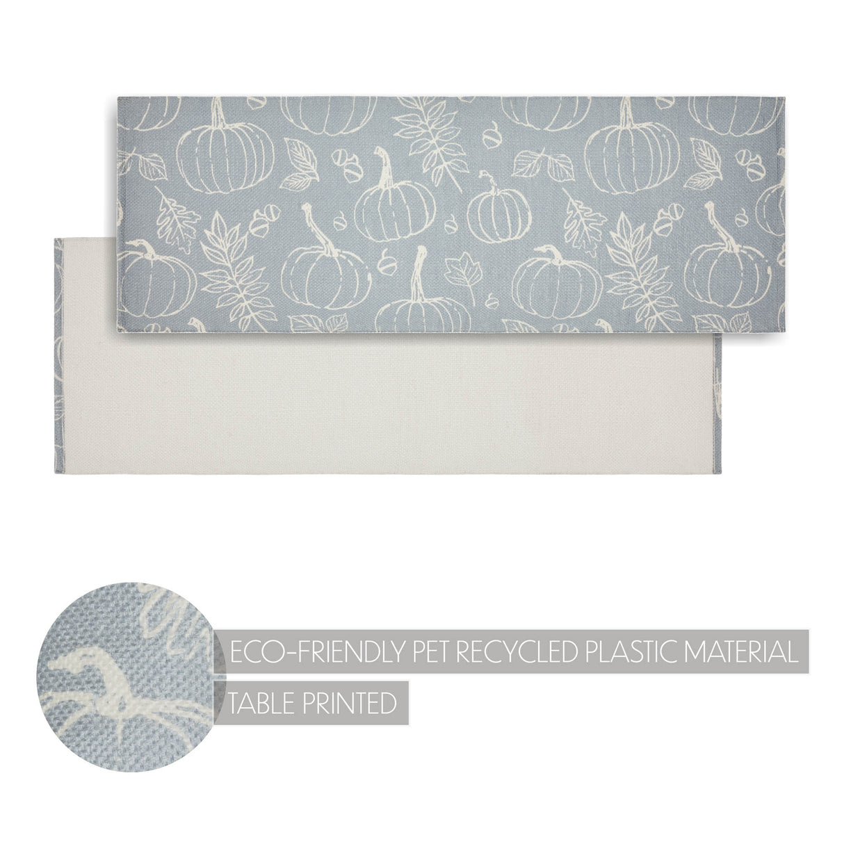 Silhouette Pumpkin Grey Indoor/Outdoor Rug Rect