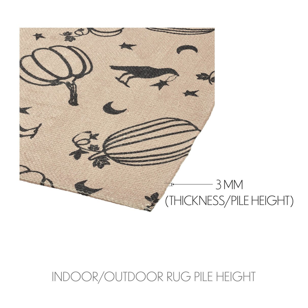 Raven Harvest Indoor/Outdoor Rug Rect