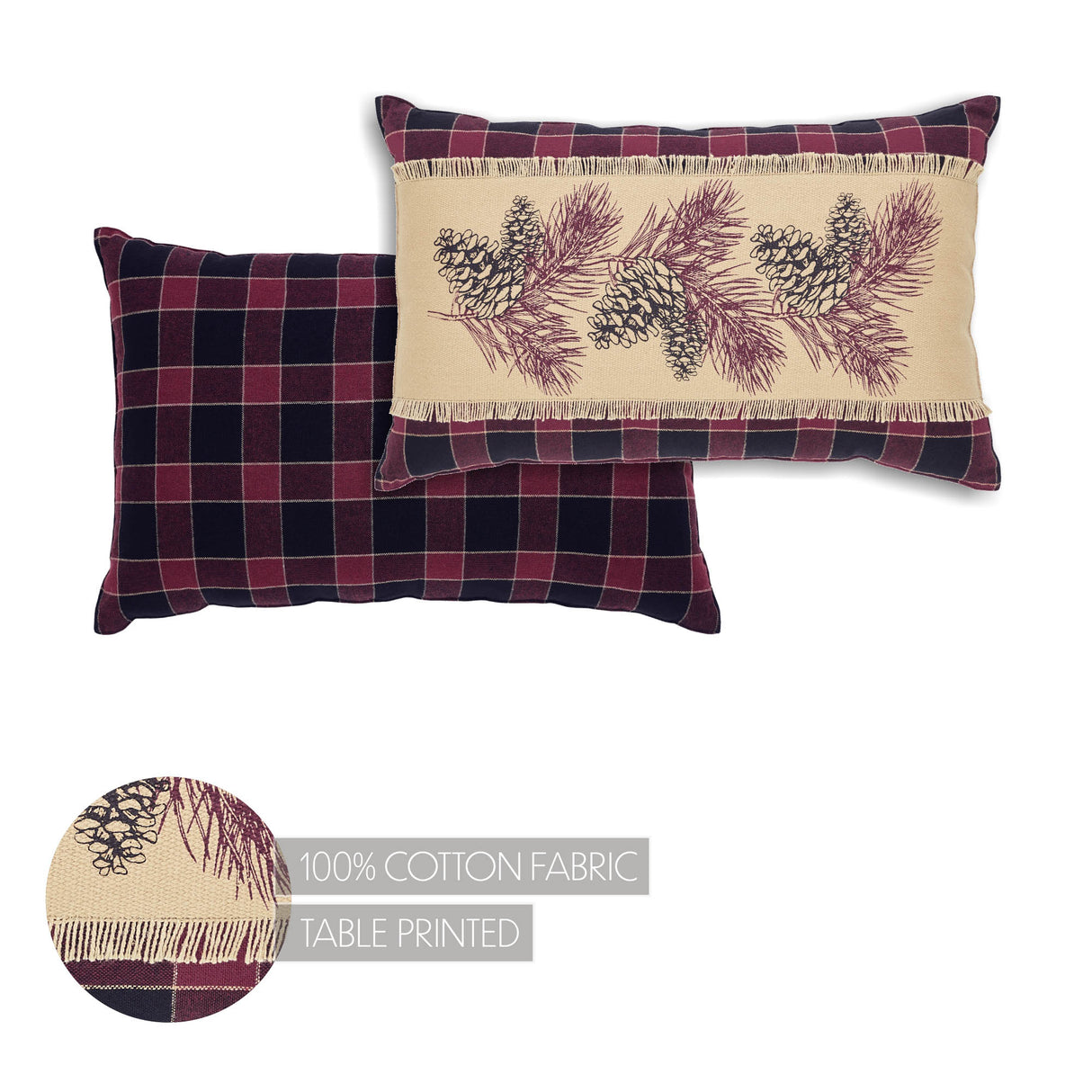 Connell Pinecone Pillow 14x22