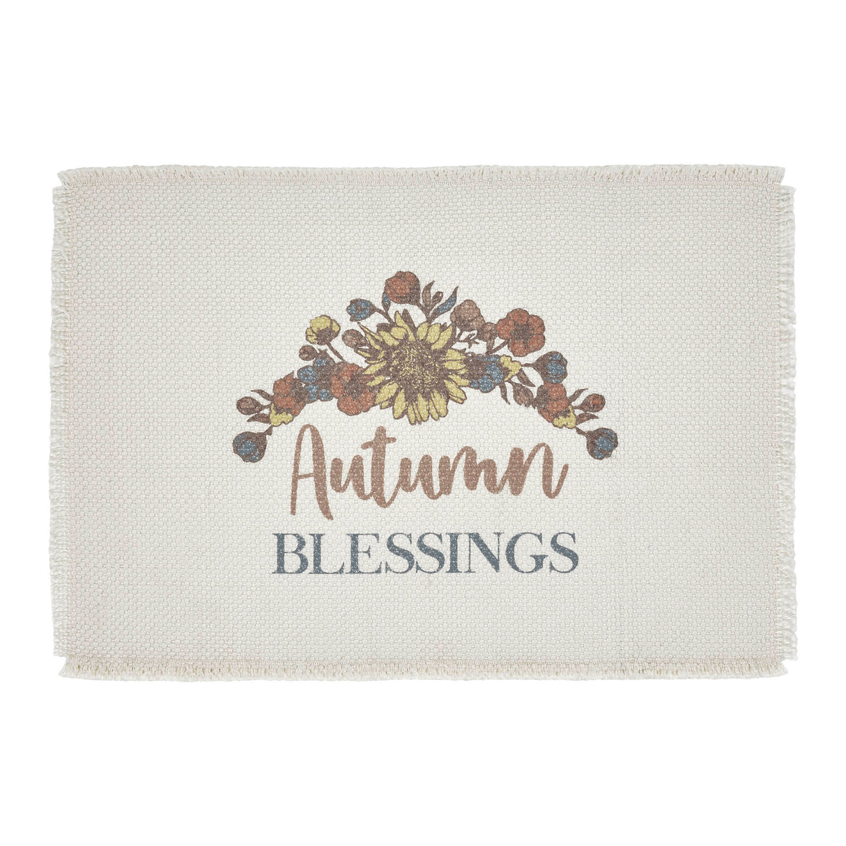 Bountifall Autumn Blessings Placemat Set of 2 13x19, 6 Pack 12 Pack